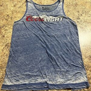 Coors Light Blue Tank Top